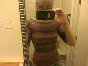 The first sweater that I ever knit